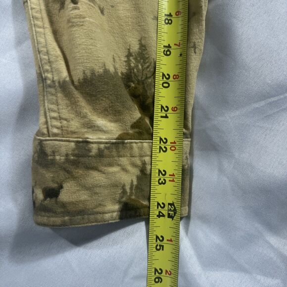 Vintage Woolrich Deer Whitetail Brown Button Down Shirt Men’s Large - Picture 4 of 7